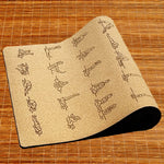 Tapis de yoga débutant ou confirmé 3 plis liège Asana practice - Vignette | Achamana