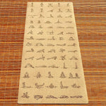 Tapis de yoga débutant ou confirmé 3 plis liège Asana practice - Vignette | Achamana