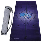 Indigo Yoga Mat - Positioning Lines - 6mm - Vignette | Achamana