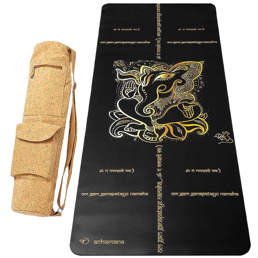 Tapis de yoga vu decathlon ultra antidérapant - Mantra Om Gam Ganapataye Namaha | Achamana