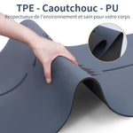 Tapis de yoga ultra antidérapant 6mm - Practice lotus bleu - Vignette | Achamana