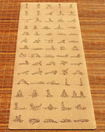 Tapis de yoga débutant ou confirmé 3 plis liège Asana practice - Vignette | Achamana