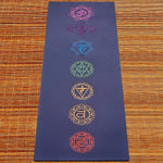 Tapis de yoga antidérapant 5mm - confort postures - 7 chakras - Vignette | Achamana