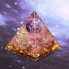 Orgonite Reims - Pyramide orgonite - quartz fraise - Améthyste - sri yantra | Achamana