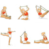 Materiel yoga - sangle de yoga différentes postures | Achamana