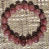 Bracelet en pierre naturelle Qartz fraise 10 mm - Paris | Achamana 