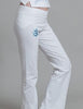 vetement yoga blanc - pantalon yoga femme - Achamana