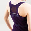 Tee shirt yoga femme - Gilet yoga violet- sans couture Lotus - Achamana
