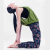 Haut de yoga femme - Débardeur et soutien-gorge intégré vert olive | Achamana