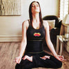 Yoga-T-Shirt aus Baumwolle für Damen - Lotusblume
