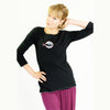 Vetement yoga bio - sweat shirt yoga femme - 7 chakras - main de mudra - Achamana