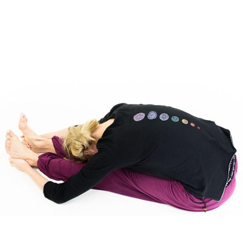 Ropa Zen - Camiseta de yoga para mujer - Signo de Ohm - Achamana - Achamana