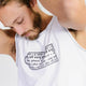 Débardeur de yoga homme blanc Bio Shakti - haut de yoga bio pour hommeAchamana