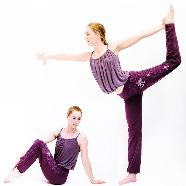 Organic women's yoga pants - Aum - Ohm clothing
