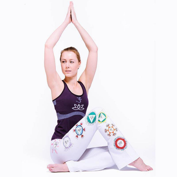 Clothing ohm - Women's yoga pants seven chakras