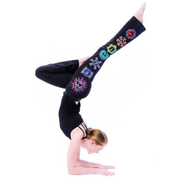 Pantalon yoga motif - vetement yoga ohm - Achamana