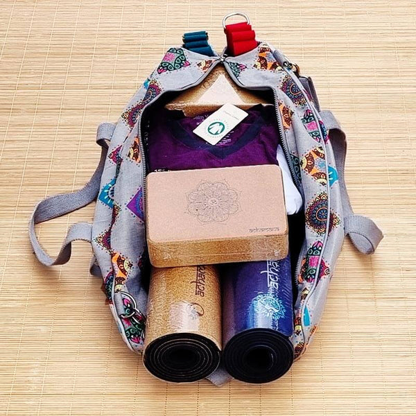 Bolsa de yoga extragrande Mandala para colchonetas y accesorios de yoga -  Achamana