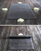 Materiel yoga - Tapis yoga naturel noir en caoutchouc et jute | Achamana