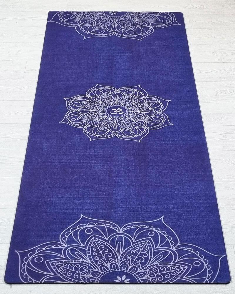 Tapis de yoga dynamique 5 mm confort - postures Mandala