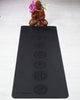 Tapis de yoga pro - latex & similicuir - Ep 5mm - 7 chakras gravés