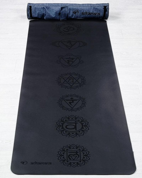Esterilla yoga antideslizante SAMADHI microfibra y caucho natural línea  Confort