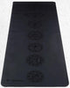 Pro yoga mat - latex & imitation leather - Thickness 5mm - 7 engraved chakras