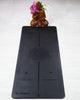 Meilleur tapis de yoga antidérapant - latex et eco PU - Mandala et marqueurs position | Achamana