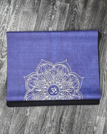 Tapis de yoga pliable de voyage - design Mandala - Boutique yoga | Achamana