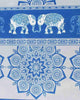 Tapis de yoga de voyage - motif fresque de Maharaja | Achamana