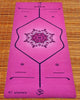 Yoga Bordeaux - Tapis de yoga rose 6 mm - marqueurs de position pour débutant | Achamana