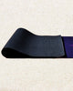 yoga tapis bleu, violet - latex, Tpe, microfibre - motif 7 chakras - Boutique yoga | Achamana 