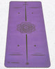 Tapis de yoga pro - Mandala et lignes de position lavande | Achamana