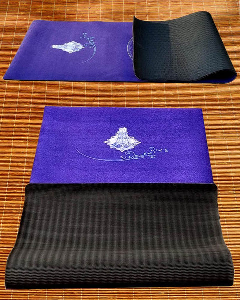Tapis yoga antidérapant - épaisseur 6mm 3 plis
